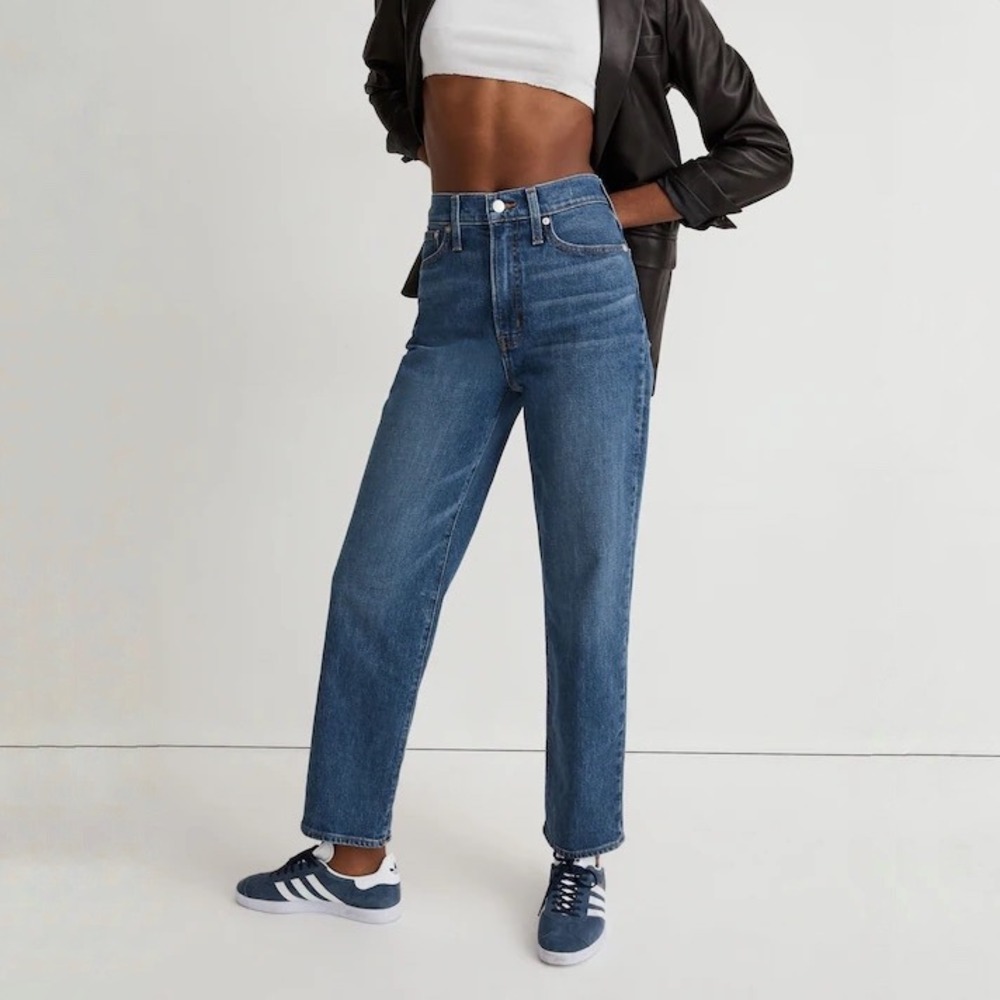 Madewell The Perfect Vintage‎ Straight Jean in Mayfield Wash Size 25